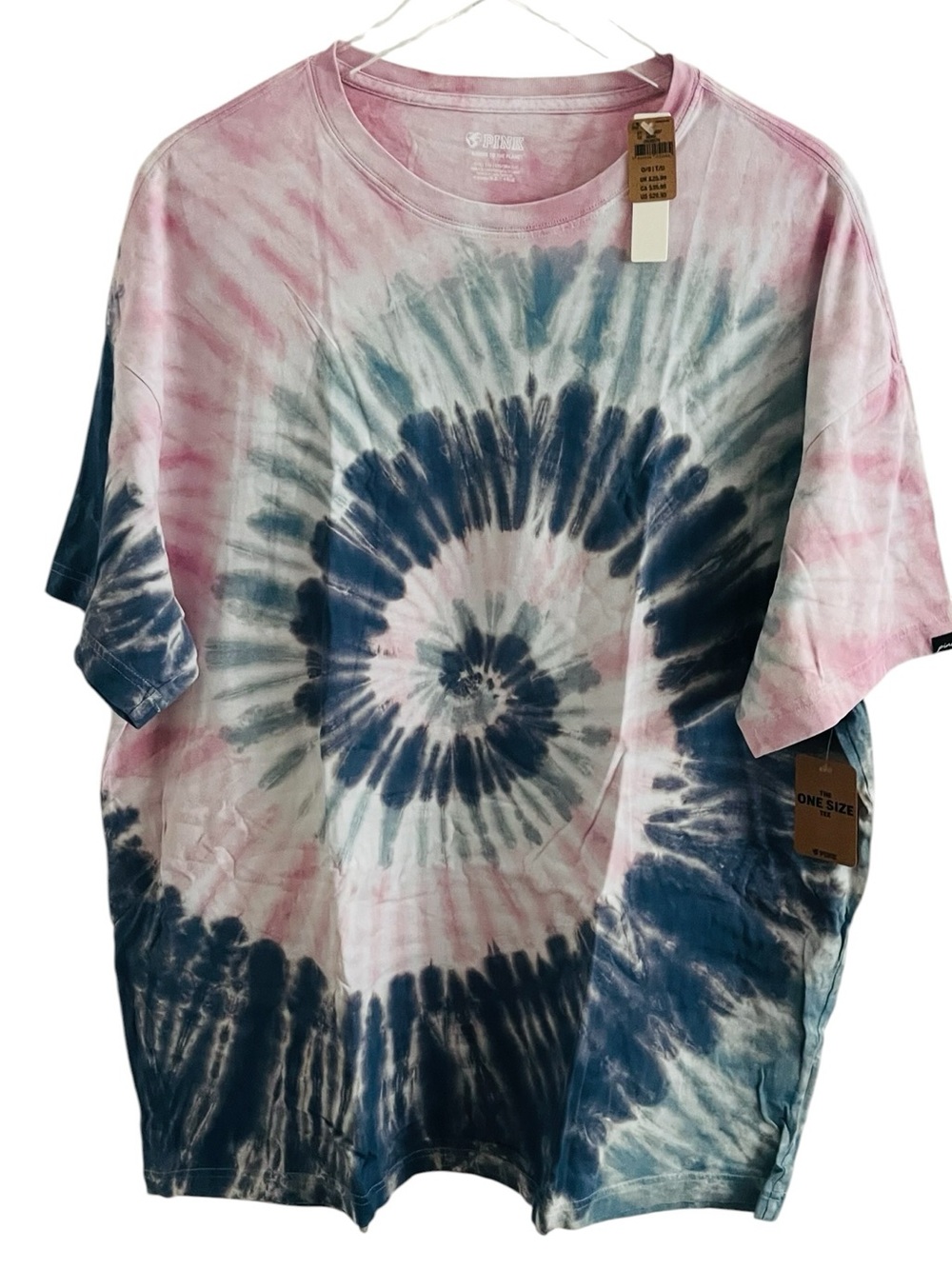 Victoria's Secret PINK Tie-Dye Crew Tee Shirt